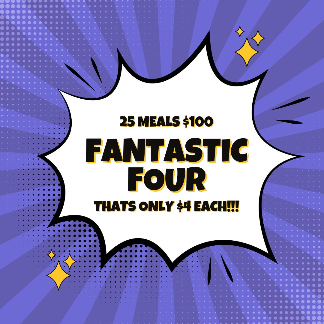 Anniversary Special (25 Meals for $125)